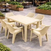 میز و صندلی ناهارخوری پلاستیکی ملبورن۵۱۷۰۴۷