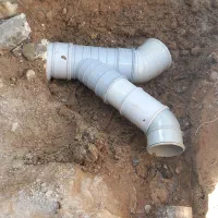 وصل فاضلاب شهری و نشیابی دریل تخریب