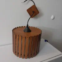 لوستر چوبی ، روشنایی دو قلو و لوستر کریستالی