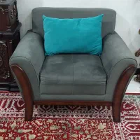 مبلمان۷نفره با ست میزوصندلی۴نفره بسیار تمیز و شیک|مبلمان خانگی و میز عسلی|تهران, شهرک چیتگر|دیوار