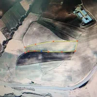 زمین کشاورزی  کمباین گیر در خوشمکان