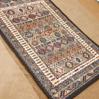 قالی طرح ایرانی|فرش|قم, نخودی|دیوار