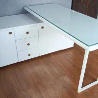 میز مدیریتی مدرن سفید|مبلمان اداری|رشت, گلسار|دیوار