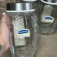 بانکه شیشه جای حبوبات قند شکر نبات چای و غیره|ظروف نگهدارنده، پلاستیکی، یک‌بارمصرف|تهران, صاحب الزمان|دیوار