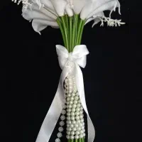 دسته گل عروس (شیپوری)|گل مصنوعی|تهران, مینیسیتی (شهرک نفت)|دیوار