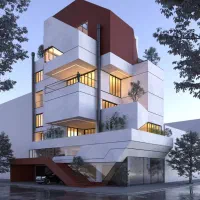 نمای ساختمان مدرن