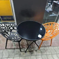 میز غذا خوری تاشو با صندلی پلیمری نشکن|میز و صندلی غذاخوری|ایلام, |دیوار