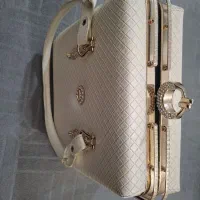 کیف زنانه چرم سفید