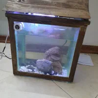 اکواریوم کلبه ای زیبا