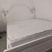 تخت دو نفره تمام چوب بعلاوه خوشخواب رویال درحد نو|تخت و سرویس خواب|سمنان, |دیوار