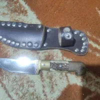 چاقو دست ساز تیغه فنر