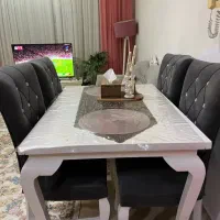 مبل هفت نفره و میز ناهارخوری چهار نفره|مبلمان خانگی و میز عسلی|صومعهسرا, |دیوار