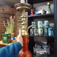 قلیان برنجی داود باباپور