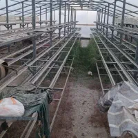 گلخانه پلی کربنات خانگی ۲۰۰ متر