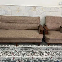 مبل ۷ نفره راحتی در حد نو|مبلمان خانگی و میز عسلی|قم, شهر قائم|دیوار