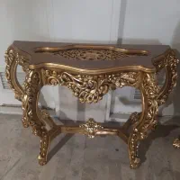 آینه کنسول چوب گردو