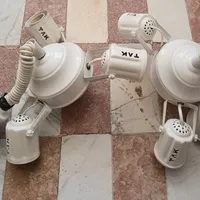 دو عدد لوستر سه شاخه تمیز در حد نو