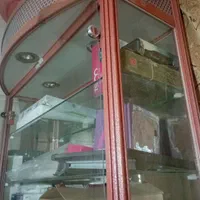 ویترین آلومینیوم آیینه چراغدار|بوفه، ویترین، کنسول|لنجان, |دیوار