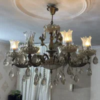 لوستر خارجی(چینی) ۸ شاخه آلمینیوم