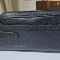 کیف چرم دستی مشکی مردانه
