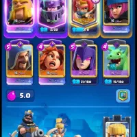 کلش رویال اکانت ۱۰ ساله