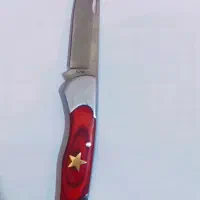 چاقو جیبی ستاره دار با کیف