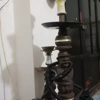 قلیون تنه سرخ دار