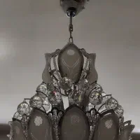 لوستر کریستالی 6 شعله|لوستر و چراغ آویز|مشهد, عبادی|دیوار