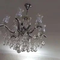 لوستر کریستال ۶ شاخه|لوستر و چراغ آویز|کرج, شهرک صدف|دیوار