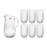 سرویس ۲۴ عددی پارچ و لیوان بلور مدل موزر