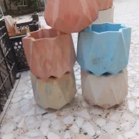 گلدان بتنی وقالب تولید|گل و گیاه طبیعی|پیر بکران, |دیوار