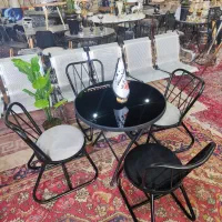 میز تاشو  و صندلی فلزی کافه ای و رستوران شیک