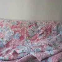 پتو خارجی دونفره دولایه گل برجسته|رختخواب، بالش، پتو|گرگان, |دیوار