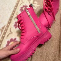 نیم بوت صورتی نو سایز۳۸|کیف، کفش، کمربند|شهرکرد, |دیوار