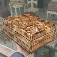 صندوق جواهر فلت چوب نراد