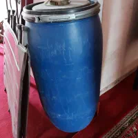 بشکه پلاستیکی 130لیتری دهانه گشاد