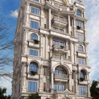 میدان کودک آپارتمان تنها برج 7 طبقه در احمد زاده