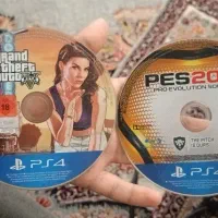 سیدی gta v و pes 2019 برای ps4 و ps5