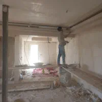 گچکاری گچ کاری گچبری ابزار ..دیوار گچی ..خوردکاری|خدمات پیشه و مهارت|اراک, |دیوار