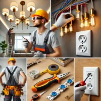 رفع اتصالی برق کار نصب لوستر هود هالوژن چراغ|خدمات پیشه و مهارت|تهران, ارم|دیوار