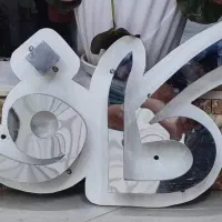 تابلو مغازه با حروف چلینیم استیل به فروش میرسد