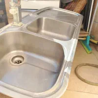 سینک دوقلو همراه شیر آب