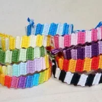 انواع دستبند بافت و مرواریدی