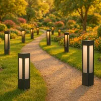 چراغ حیاطی چمنی گالوانیزه رنگ کوره ای|لامپ و چراغ|تهران, لاله زار|دیوار