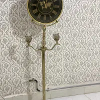 آباژور،تابلو فرش ماشینی،ساعت ایستاده چراغ دار|چراغ خواب و آباژور|خوی, |دیوار