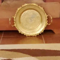 سینی  میوه خوری مسی  قدیمی