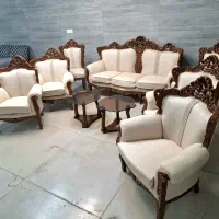 مبل استیل ۹ نفره با پارچه نو آرک