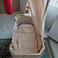 تخت وگهواره درحدنو ۲ماه استفاده شده