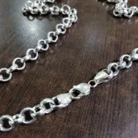 زنجیر کارتیر نقره 925دست ساز52گرم