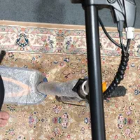 اسکوتر برقی رنگ آبی تاشو|دوچرخه، اسکیت، اسکوتر|اهواز, گلستان|دیوار
